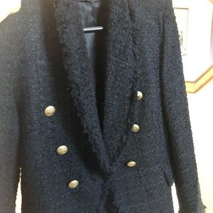 ZARA Blazer. Classic Chanel style. Sz M. Brand new